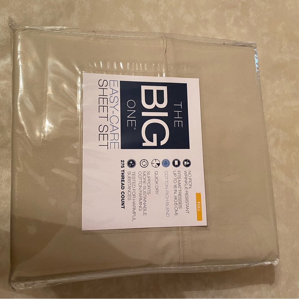 BIG ONE Bed sheet full size cotton